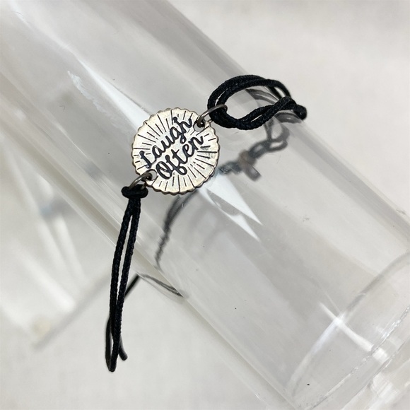 Alex and Ani Laugh Often Adjustable Bracelet sterling silver - Picture 1 of 3